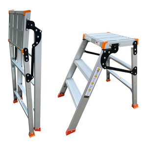 Escalera <span class=keywords><strong>de</strong></span> hierro plegable <span class=keywords><strong>de</strong></span> <span class=keywords><strong>aluminio</strong></span> grueso <span class=keywords><strong>de</strong></span> 2 escalones moderna escalera interior antideslizante <span class=keywords><strong>para</strong></span> baño cocina apartamento taller almacén - Product Image 5
