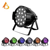 AICPOSE Projecteur de scène LED Par Zoom 18x18 RGBWAUV 6-en-1 5-en-1 4-en-1 Slim LED Par Flat Light