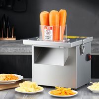 300kg/u Wortelsnijder Wolf Tooth Aardappelsnijder Multifunctioneel 5-in-1 Elektrische Fruit- en Groentesnijmachine voor de Keuken