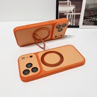 Coque de téléphone adaptée à l'iPhone 18 Promax, bouclier magnétique, support rotatif à 360 degrés, protection anti-chute 17/16