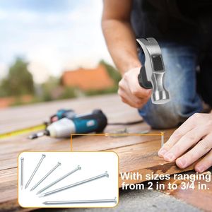 Finishing <b>Nails</b> 700pcs 20-50mm Steel Smooth Shank Sharp Point For Woodworking And Hanging Tasks - Product Image 4