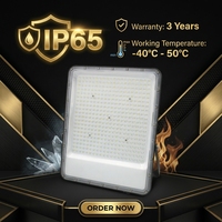Projecteur LED OUTLUX E038 400W en aluminium avec lentille PC, angle de faisceau 90°, IP65, éclairage AC pour entrepôts et aménagements paysagers