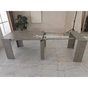 Hot Sales <strong>High</strong> <strong>Gloss</strong> Stretched Big Size Dining <strong>Table</strong> with Metal Base - Product Image 6