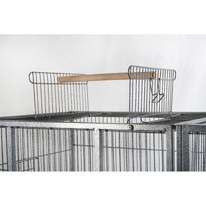 Büyük Ferforje Çevre Dostu Kuş Kafesi Katlanabilir Tasarım Hayvanlar İçin Asılı Standlı Damızlık Aksesuarları İç/Dış Mekan Kutusu Hepsi Bir Arada - Product Image 2