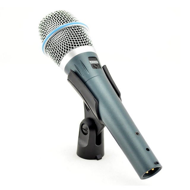 High Quality Beta87A Supercardioid Condenser Handheld Microphone for Karaoke Stage Performance and Studio Recording