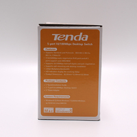 Tenda S105 5-Port 10/100Mbps Fast Unmanaged Stackable Desktop Network Switch Ethernet Hub Full-Duplex/Half-Duplex Plug&Play