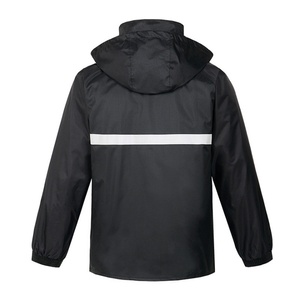 Mens Oxford Waterproof Raincoat Suit Transparent <strong>Face</strong> <strong>Shield</strong> Hood Reflective Windproof Rainwear for Motorcycle Hiking - Product Image 5