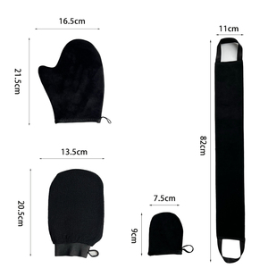 Ensemble de 4 gants autobronzants avec mini applicateur de bronzage personnalisé - Product Image 4