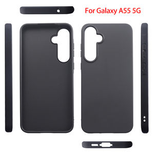 Funda de teléfono delgada de TPU negra mate completa para <span class=keywords><strong>Samsung</strong></span> <span class=keywords><strong>Galaxy</strong></span> A05 A05S A15 A35 A55 <span class=keywords><strong>5G</strong></span> S22 <span class=keywords><strong>23</strong></span> 24 25 - Product Image 6