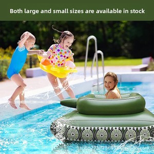 Flotador Inflable para Piscina con Pistola de Agua, Juguete Flotante de Camuflaje, Juguete Acuático para Batallas en la Playa, Lago o Piscina - Product Image 2