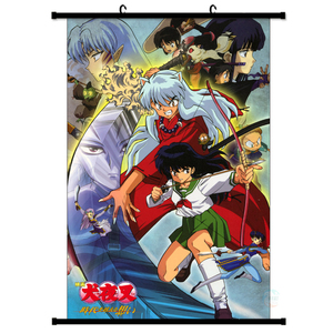 40*60cm <span class=keywords><strong>31</strong></span> Designs Japan Good Quality Anime <span class=keywords><strong>Inuyasha</strong></span> Paintings Hanging Cloth Poster Wall Scroll Poster - Product Image 6