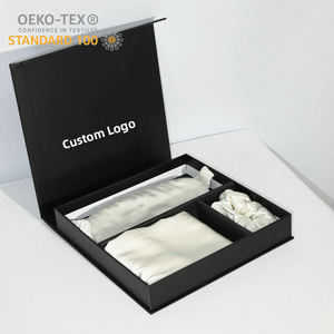 Juego de Regalo de Lujo de Seda Pura de Morera, Funda de Almohada, Antifaz y Coleteros, Súper Suaves, de 19 y 22 mm, a Buen <span class=keywords><strong>Precio</strong></span> - Product Image 4