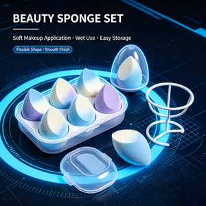 Ensemble d'éponges de maquillage pour fond de teint, correcteur et mélange de cosmétiques - Product Image 5
