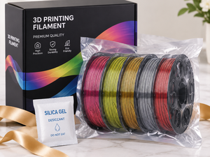 Filamento PLA de Seda al por Mayor, Bicolor Negro Dorado Plateado, Filamento para Impresora 3D, Decoración de Joyería para Bambu Lab Creality - Product Image 4