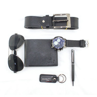 Set Hadiah Pria Personalisasi: Sabuk Kulit, Dompet, Jam Tangan, Kacamata, Gantungan Kunci, Pulpen, Hadiah Ulang Tahun & Peringatan