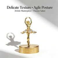 Sculpture de ballerine créative de haute qualité, figurine de danseuse de ballet pour cadeaux, décoration de la maison