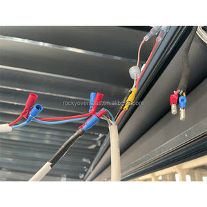 Usine directe <span class=keywords><strong>terrasse</strong></span> extérieure jardin lustre à LED Gazebo avec volets pliant Gazebo - Product Image 6