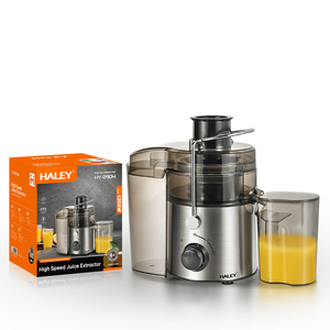 Extracteur de jus haute vitesse HALEY HY-2904 <span class=keywords><strong>1200W</strong></span>, large ouverture, 3 vitesses, <span class=keywords><strong>centrifugeuse</strong></span> en acier inoxydable avec gobelet à jus, pour usage domestique - Product Image 1