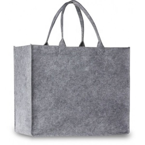 Hot của phụ nữ bền có thể gập lại hai-xử lý mở đóng cửa cảm thấy Tote Túi xách dây đeo vai 3L + Công suất cho mua sắm-nhà máy trực tiếp - Product Image 4