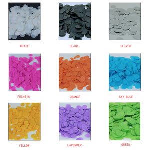 Lancio di coriandoli colorati in carta velina Push Pop Konfetti <span class=keywords><strong>biodegradabili</strong></span> coriandoli rotondi per decorazioni per matrimoni e eventi - Product Image 2