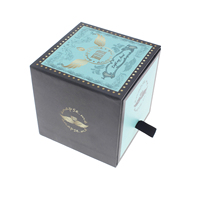 Ensemble de tasses à café de luxe en carton écologique avec feuille d'or, matériaux recyclés bon marché, gaufrés, avec boîte en carton cadeau