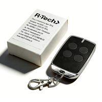 Control remoto para garaje R-Tech RT-4 de 433 MHz para R-Tech SL600AC.M SL1000AC SL1000AC.M SL1500AC SL1500AC.M SL2000AC.M