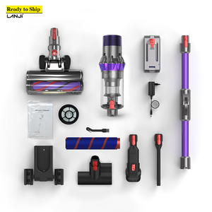 S7-YL LED Light Wireless Electric Handheld <strong>Vacuum</strong> <strong>Cleaner</strong> Battery-Powered Cyclone Feature Dry Use Only UK US Plug for Car Hotel