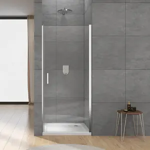 Exceed 2024 Hot Sale Modern Tempered Glass Bathroom Shower Door