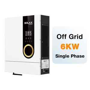 Convertisseur solaire hors réseau monophasé <span class=keywords><strong>SolaX</strong></span> OG 6 kW 48 V avec WiFi intégré, fonctionnement en parallèle, surcharge AC 200 % - Product Image 1