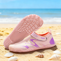 Chaussures aquatiques pieds nus personnalisables avec logo, fermeture Velcro réglable, embout large, zéro dénivelé, séchage rapide, drainage, légères et antidérapantes