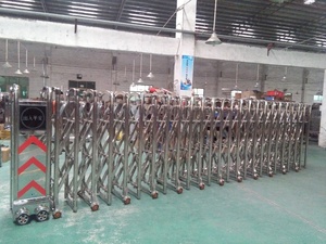 Khí công thép không gỉ 304 tự động có thể thu vào cổng OEM cho có thể thu vào cổng nhà máy đóng mở hàng rào cổng lối vào chính - Product Image 2