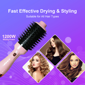 Blow <strong>Dryer</strong> Brush Hot Air Brush in One With Oval Barre Hair Styler for Smooth, Frizz-<strong>Free</strong> Results - Product Image 3