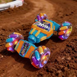 รถบังคับวิทยุ 2.4GHz ขับเคลื่อน 4 ล้อ แบบสตั๊นท์ดริฟท์ ระยะควบคุม 35 เมตร 4 ช่องสัญญาณ พร้อมสาย USB ใช้งานได้ทั้งในร่มและกลางแจ้ง ผลิตจากพลาสติก ใช้ไฟฟ้า พร้อมมาตรฐาน GCC - Product Image 4