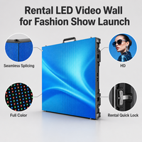 Pantalla LED de Alquiler P2.9 de 500x500mm, Empalme sin Costuras, Video Wall LED HD a Todo Color para Presentaciones de Moda