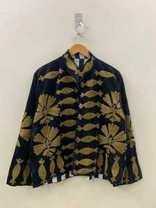 เสื้อแจ็คเก็ตกำมะหยี่ปักมือลายซูซานี แต่งลูกไม้ลายสัตว์ บุด้วยใยฝ้าย สไตล์วินเทจเก๋ไก๋ แฟชั่นโบโฮฤดูหนาว อินเดีย - Product Image 1