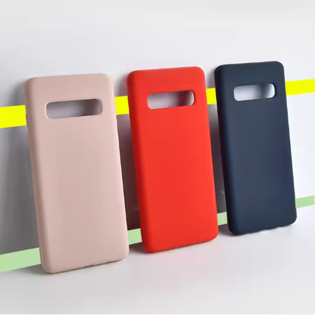 Original Liquid Silicone Protective Shockproof Cover Mobile Phone Case for Samsung Galaxy S22 Ultra S10 Plus S9 S8  Cover