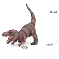 Venta caliente Vinilo Suave t-rex juguete IC dinosaurio simulado sonidos tiranosaurio relleno para niños regalos de cumpleaños centrándose animales