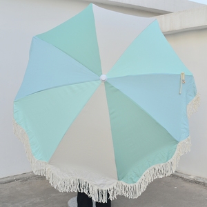 Sombrilla de playa escénica al aire libre para protección solar, <span class=keywords><strong>Hotel</strong></span> Villa Patio Anuncio Muebles al aire libre Sombrilla Grande - Product Image 3