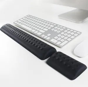 记忆泡沫键盘腕托鼠标垫腕托支持笔记本电脑台式电脑的人体工程学设计