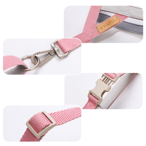Rompi hewan peliharaan, <span class=keywords><strong>Harness</strong></span> anjing sedang besar, pengambil emas tali Jalan - Product Image 4