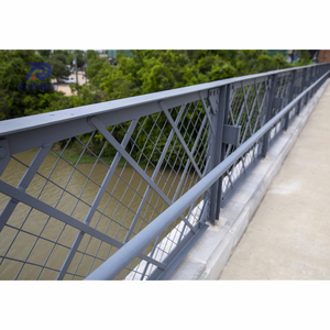 Bâtiment de pont piétonnier de structure en acier de fer rouge à haute résistance - Product Image 4