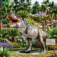 Modèle de dinosaure tyrannosaure géant animatronique du parc Gecai Dino à vendre