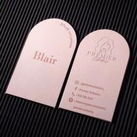 Carte de remerciement personnalisée avec logo, carte de vœux gaufrée, carte de visite professionnelle, carte de produit avancée