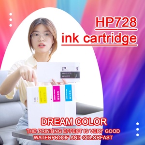 ซุปเปอร์คัลเลอร์สำหรับตลับหมึก HP 728 ขนาด 300 มล. ใช้แทนกันได้ พร้อมหมึกและชิปสำหรับเครื่องพิมพ์ HP DesignJet T730 T830 - Product Image 6