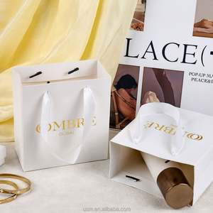 Bolsa de Papel para Joyería al por Mayor de Alta Calidad, con Cinta de Lujo Personalizada para Cosméticos, Ropa, Compras, Almacenamiento de Gafas - Product Image 2