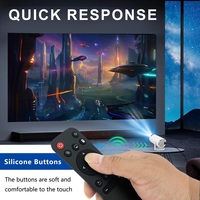 Control Remoto de Repuesto para Mini Proyector X96 Mxq Android TV, Compatible con Hy300, Hy300pro, Hy320mini, Hy320