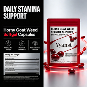 Cápsulas de Hierba de Cabra en Celo de 800 mg, 90 Unidades, Favorecen la Resistencia Física y la Energía Diaria, Suplemento Herbal Natural para Hombres Activos - Product Image 6