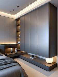 Armoire de villa, meubles de maison, armoire de chambre à coucher, solutions personnalisées pour les villas, les appartements et les hôtels - Product Image 2