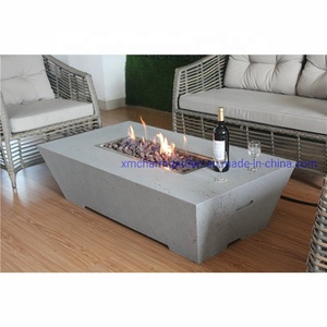 In magazzino e pronto per la spedizione low MOQ concrete firepit propano 52 ''rettangolo fire pit gas outdoor Fire <span class=keywords><strong>stufa</strong></span> - Product Image 6