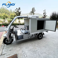 Chariot électrique 2026 pour chambre froide de livraison alimentaire avec réfrigérateur, panneau solaire et compresseur Copeland/Emerson